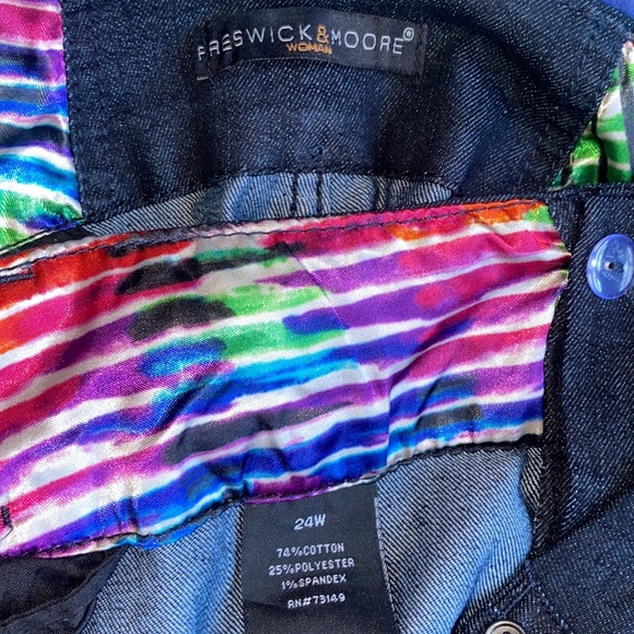 Preswick & Moore Capri Jeans Size 24W New $54 - Picture 5 of 8